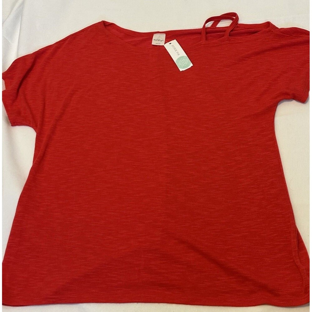 NWT Kaleigh Red Shirt/Tee Sexy Casual Stitchfix XL